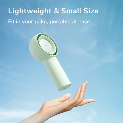 Turbo Fan-Sized Portable Fan & 16H Runtime 4000Mah USB Rechargeable Fan with 5 Wind Modes for All Occasions